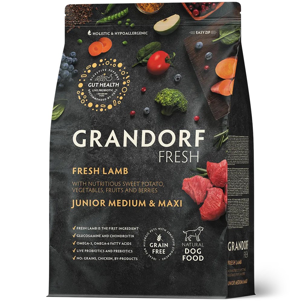 GDF Junior MED&MAXI Lamb&Sweet Potato 1 кг