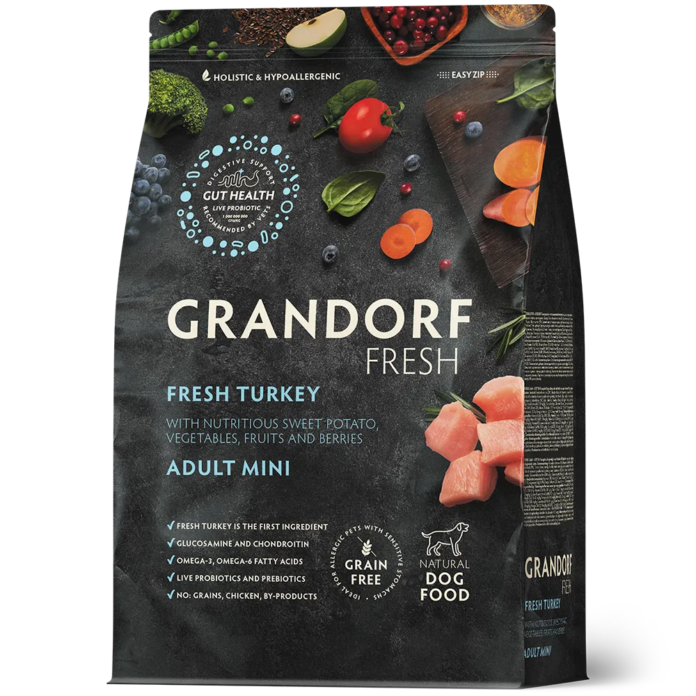 GDF Dog Adult MINI Turkey&Sweet Potato 1 кг