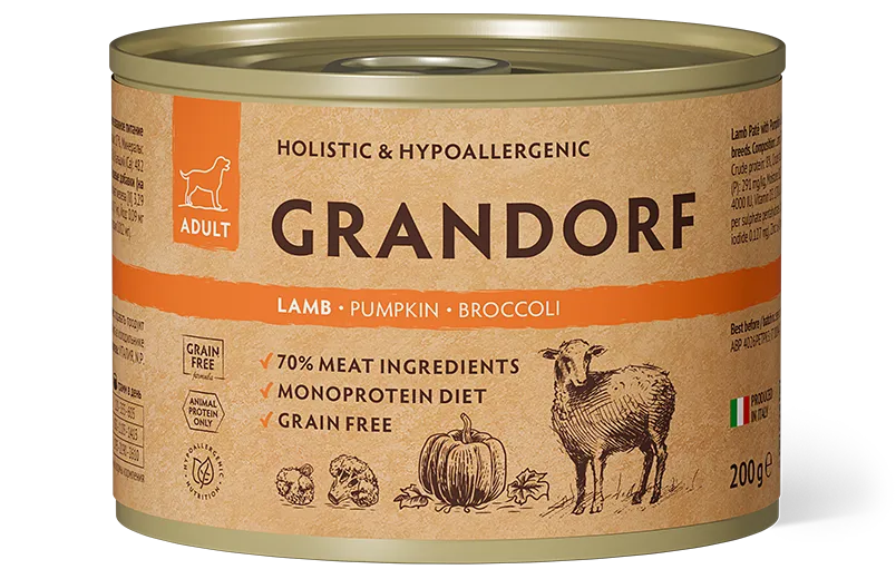 GD консервы д/с Паштет из ягненка с тыквой и брокколи 200 г