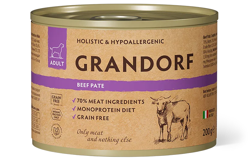 GD консервы д/с Паштет из говядины 200 г