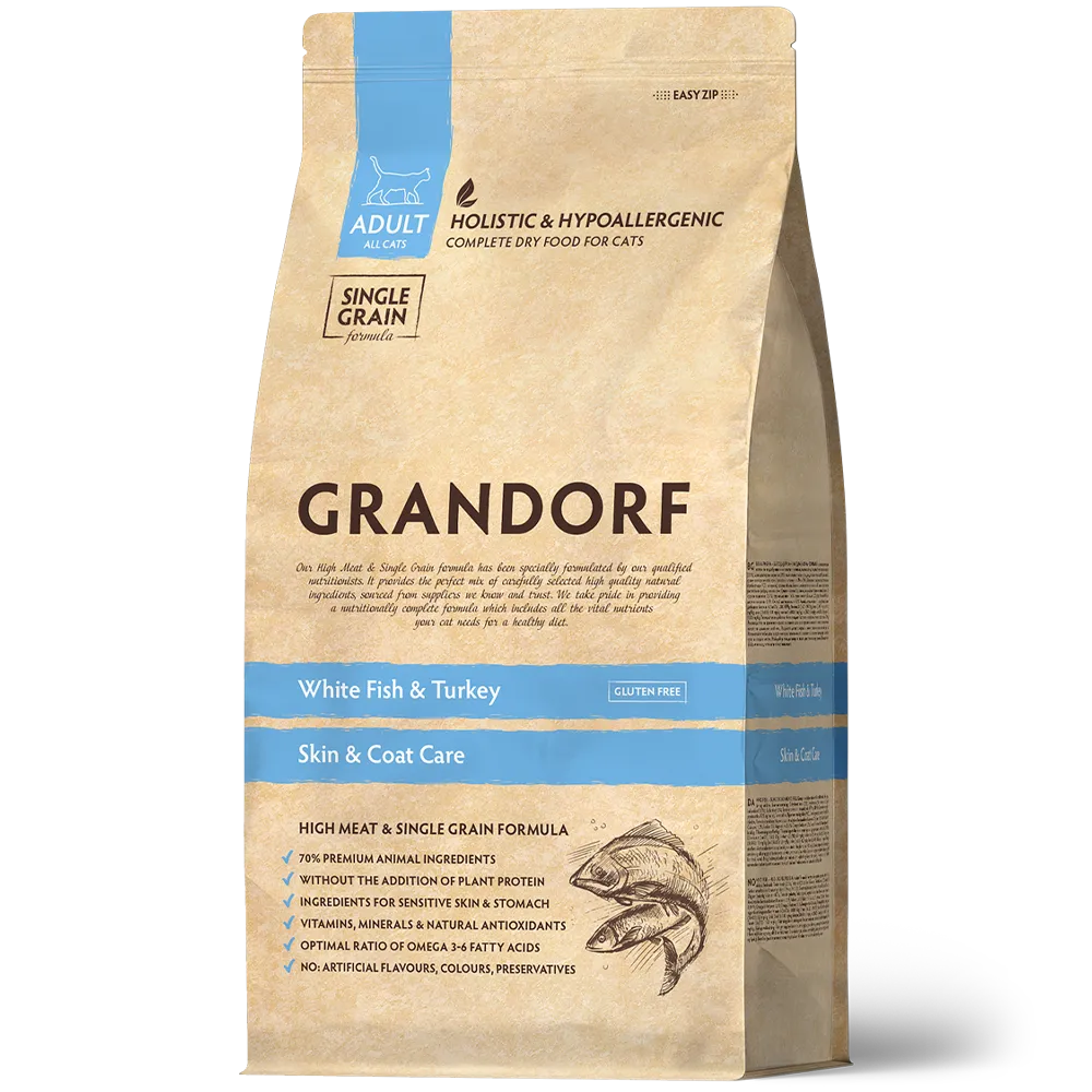 GD White Fish&Turkey SKIN&CARE 400 гр. N