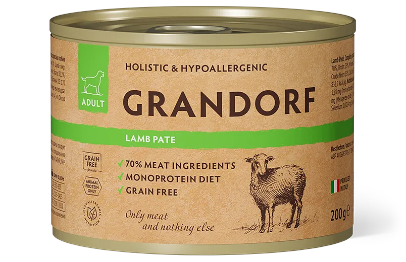 GD консервы д/с Паштет из ягненка 200 г