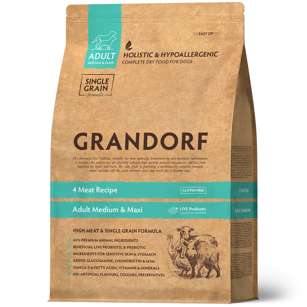 GD MED&MAXI PROBIOTIC 4 meat 1 кг. N