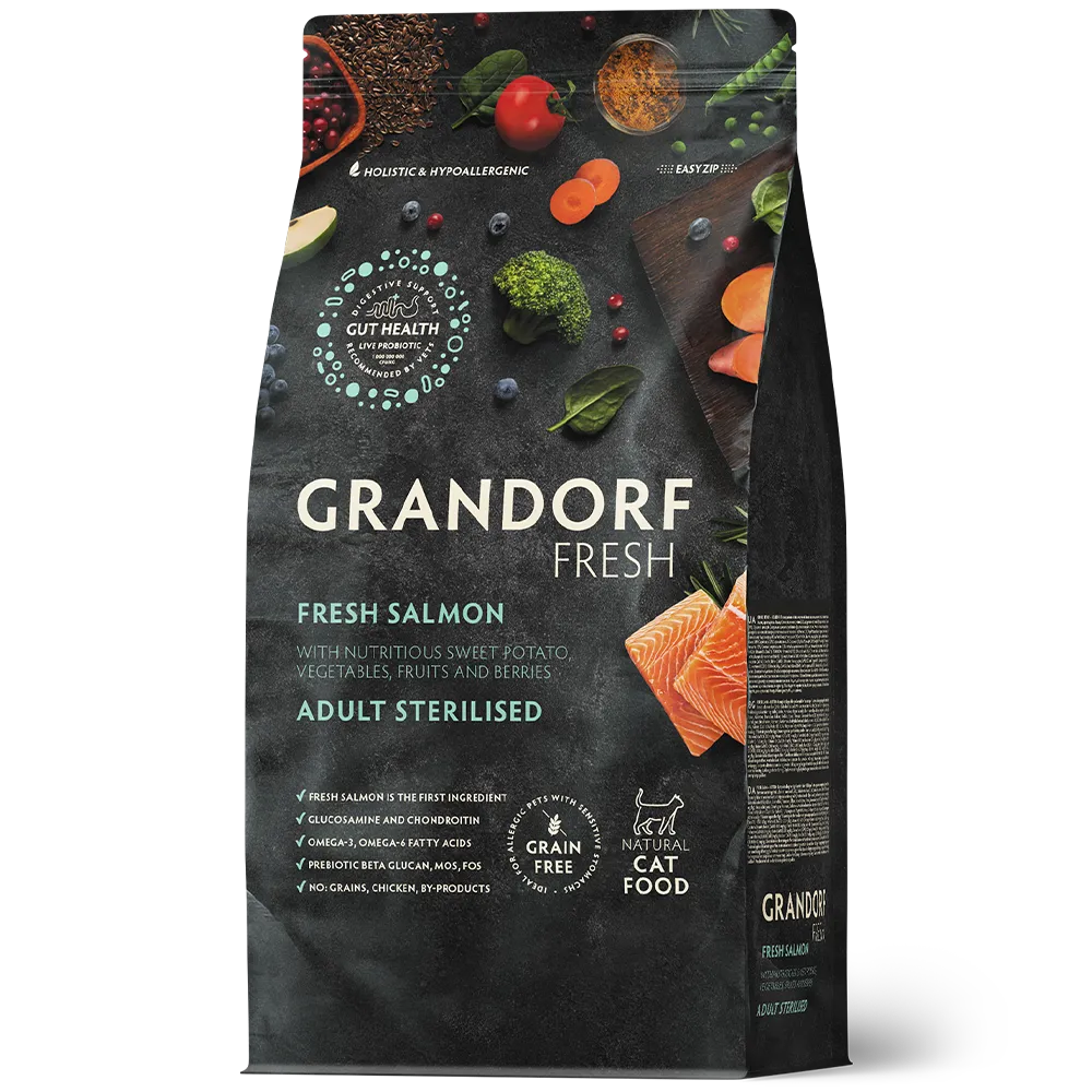 GDF CAT STERILISED Salmon&Sweet Potato 400 г