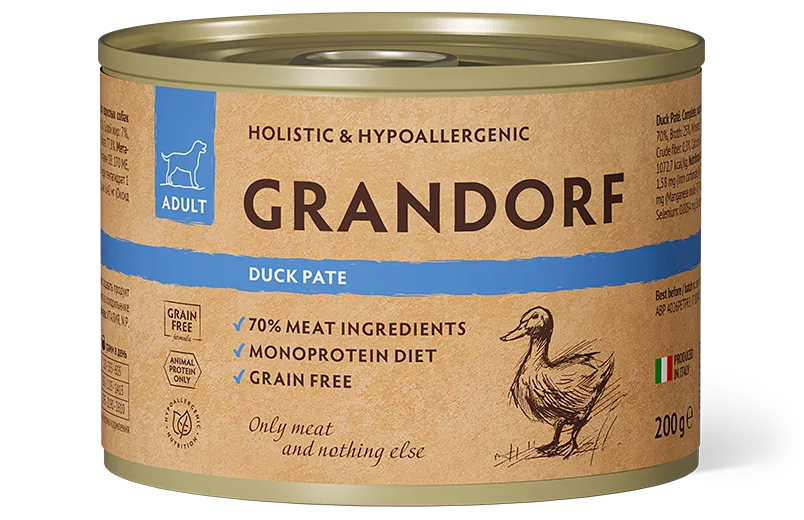 GD консервы д/с Паштет из утки 200 г