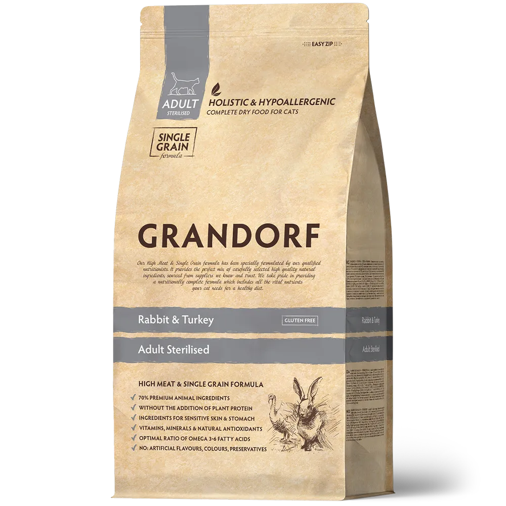 GD STERILISED Rabbit&Turkey 400 гр. N